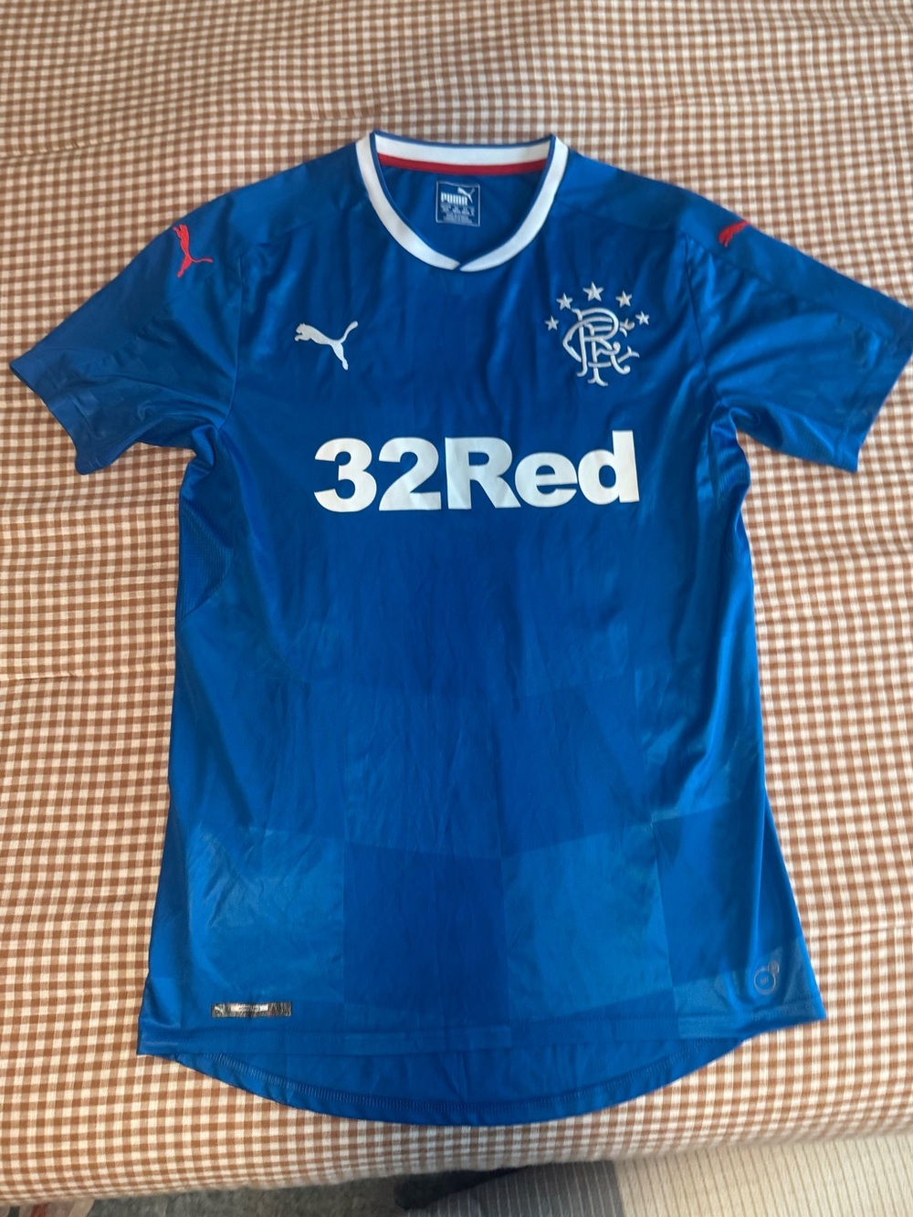 Puma Blue Rangers 32Red Home Jersey